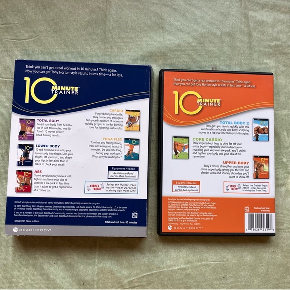 Beachbody 10 Minute Trainer Fitness DVD Bundle, 3 DVDs, 8 Workouts - Picture 2 of 7